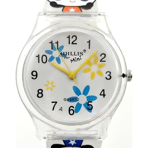 WILLIS Children Wrist Watches Brand Panda Cartoon Strap Gifts For Girls Kids Watches Women Watches Waterproof Watchband