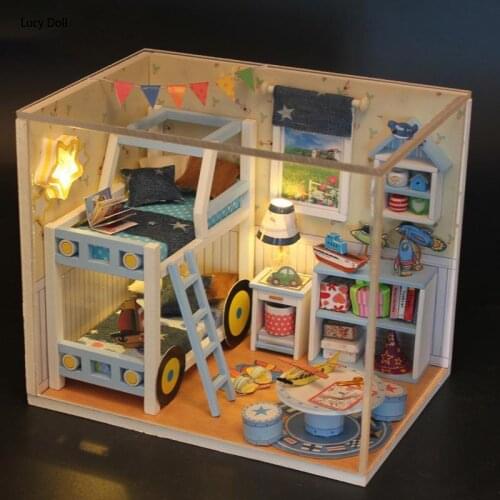 DIY House Diy Cabin Hand-assembled Model Toys Stars Story/Girlfriend Story Valentines Day Gift