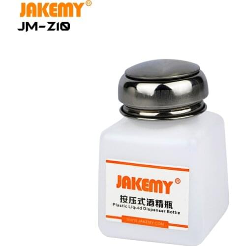 JAKEMY Alcohol Bottle Dispenser 120ML/180ML for Option Plastic liquid dispenser bottle