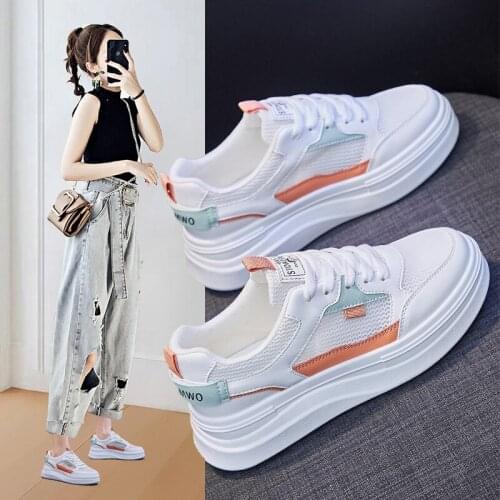 Hot New Women Sneakers Summer Breathable Mesh Brand Shoes for Woman Black Green Tenis Feminino Ladies Shoe Basket Femme
