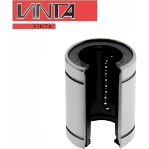 Linear bearing with Large Opening 1pcs/lot LM12 13 16 20 25 30 35 40 50 60UUOP pulley rolamentos CNC shaft Linear bearings guide