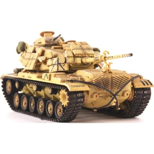 1/72 U.S. Army Equipment Main Battle Tank Model M60 M60A1 Reactive Armored Tank Beiruts Revenge Gulf War Collectible Toys
