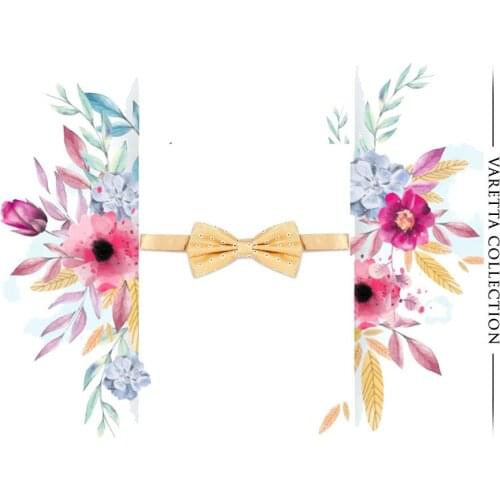 Varetta Male Bow Tie Satin Shiny Fabric Men Bow Tie Colorful Bow Tie Patterned Bow Tie Patterned Blue Bow Tie Yellow Color Bow Tie Mens Bow Tie 2020 New Fashion Man Bow Tie mens accessory Man Accessory