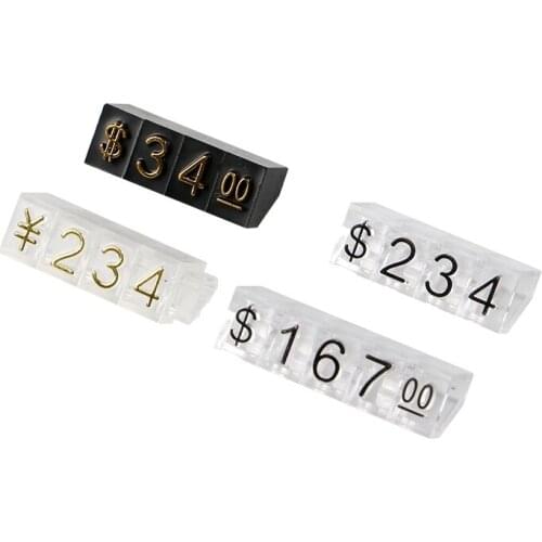 Pricing Block Kit Plastic Number Signs Price Label Tags