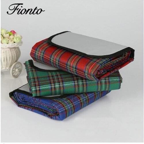 Folding Camping Mat Outdoor Beach Picnic Lightweig Waterproof Sleeping Camping Pad Mat Baby Climb Moistureproof Plaid Blanket