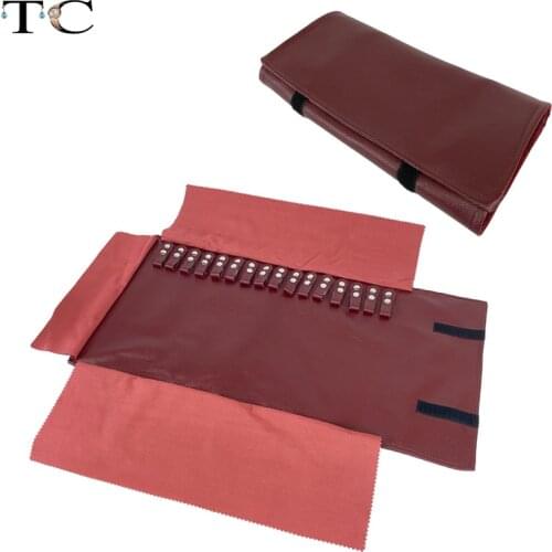 Jewelry Roll Up Bag Organizer Leather Travel Bags Necklace Bracelet Carrier Storage Case Jewellery Display and Packaging