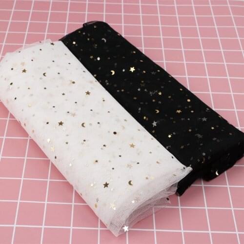 Xugar Tulle Mesh Fabric For Craft 95*150CM Gauze Fabrics Girls Clothing Decoration DIY Apparel Textile Needlework Accessories