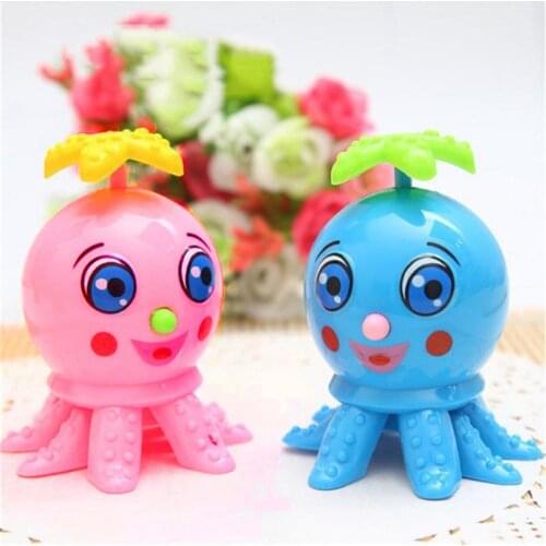 1Pc Baby Octopus Clockwork Bath Toys Fidget Toys Swimming Shower Games Beach Water Toys Amphibious Clockwork Decompression Toys