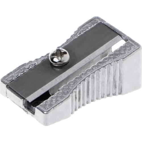 1 Pc Pencil Sharpener Metal Bevelled Single Hole Pencil Sharpener School Office Sharpener School & Office Cute Stationery