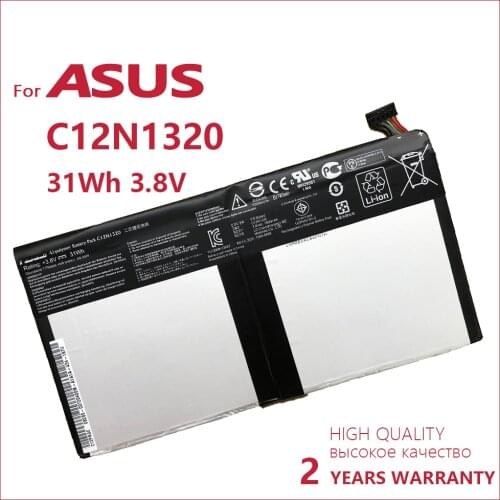 100% Genuine C12N1320 New Battery For ASUS Transformer Book T100 T100T T100TA T100TA-C1 Series 3.85V 31WH new batteria