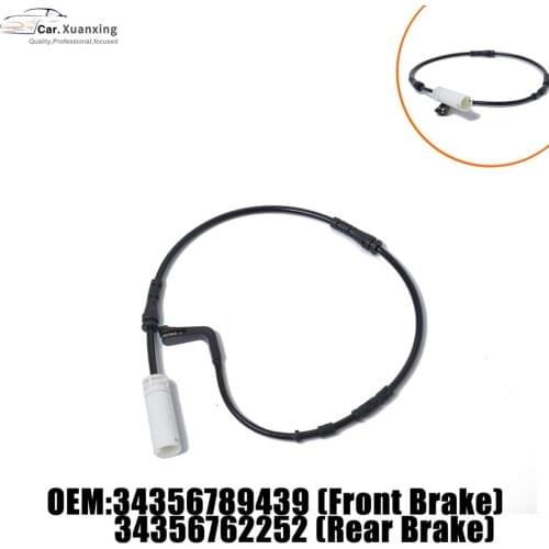 2PCS Front Rear Brake Pad Sensor for BMW E90 E91 E92 E93 1 E93 34356789439 Front Brake 34356762252 Rear Brake