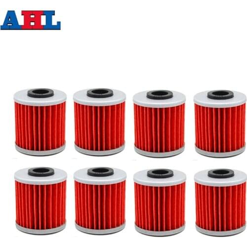 8Pcs Motorcycle Engine Parts Oil Grid Filters For SUZUKI RMZ250 RMZ 250 249 2010-2015 Motorbike Filter