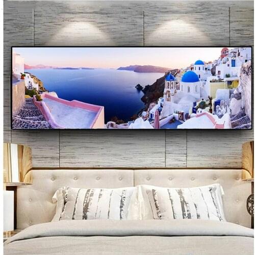 Large size full 5d round/square drill scenery Sea diamond embroidery Natural Landscape 3d diy diamond painting cross stitch AS4