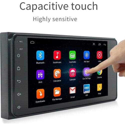 Android 8.1 2Din Car Radio Stereo 7 Inch Capacitive Press Screen High Definition Gps Navigation Bluetooth for Toyota Old Camry C