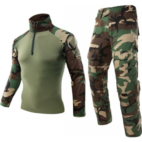 2021 Hot Army Military Uniform Tactical Camouflage Suit Combat Shirt Pants Soldier Usmc Airsoft Equipment Women Navy Seal