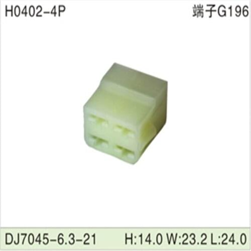 Free shipping 500pcsDJ7045-6.3-211 4Pin 6.3mm AMP Car Electrical Wire Connectors for VW,BMW,Audi,Toyota,NISSAN AND other