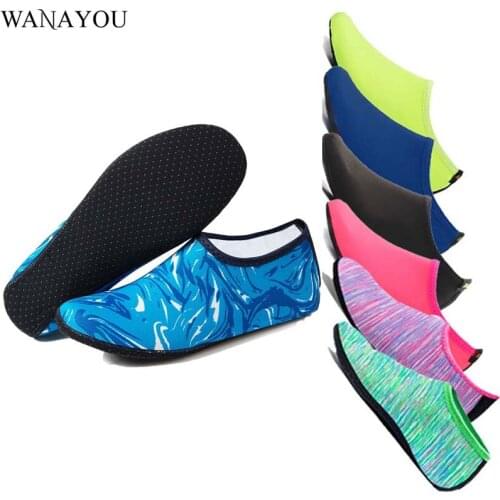 WANAYOU Quick Dry Non-slip Aqua Shoes Sock,Breathable Surfing Swimming Water Sport Socks,9Colors Seaside Sneaker Beach Socks