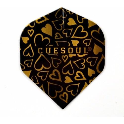 CUESOUL Standard Shape Extra Thick Metallic Dart Flights,4 Sets(12 PCS)