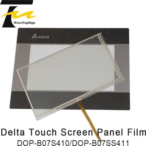 Delta Touch screen DOP-B07S410 DOP-B07SS411 Touch Pad + Panel Film