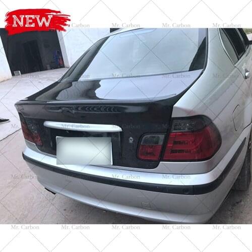 FOR BMW E46 M3 2DOOR/4DOOR 1998-2005 CSL STYLE CARBON FIBER GLASS REAR TRUNK TRIM BODY KIT TUNING PART FOR E46 FRP TRUNK RACING