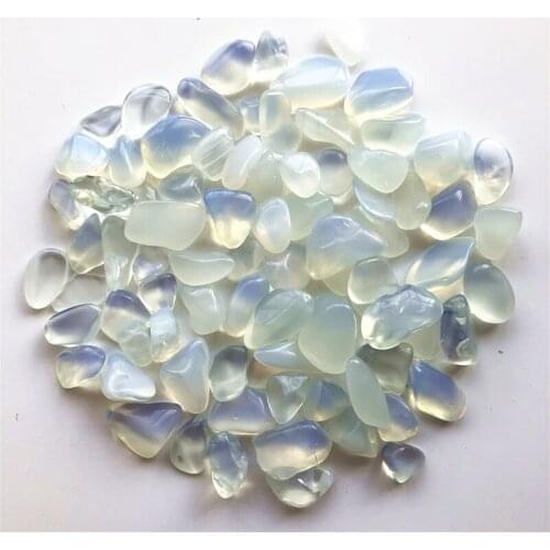 Drop Shipping 50g 8-12mm Natural Opal Gravel Bulk Tumbled Stones Crystal Healing Reiki Natural Stones and Crystals