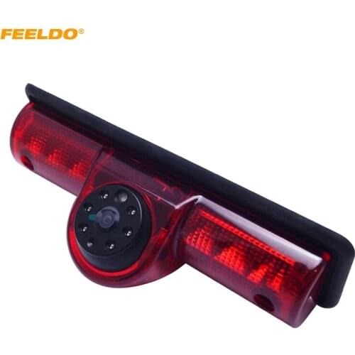 FEELDO Car LED Brake Light IR Rear View Camera For RAM Promaster Cargos Van Reversing Park Camera #HQ5372