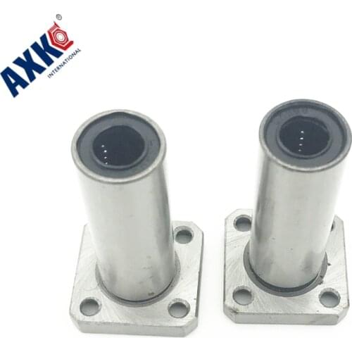 Hot Sale 2pc Lmk10luu Long Type 10mm Flange Linear Bearing Cnc Linear Bush