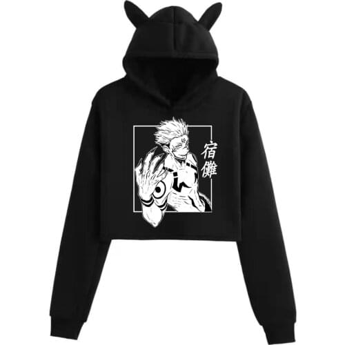 Jujutsu Kaisen Anime Graphic Hoodie Manga Hip Hop Unisex Oversized Sweatshirts Harajuku Pullovers