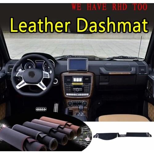 For Mercedes-Benz G-Class 463 G500 G350 G550 AMG G55 1990-2017 Leather Dashmat Dashboard Cover Dash Carpet Custom Car Styling