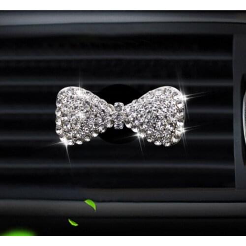 Creative Car Aromatherapy Clip Bow Car Air Conditioning Air Outlet Perfume Car Interior Decoration Car Aromatherapy Decoration
