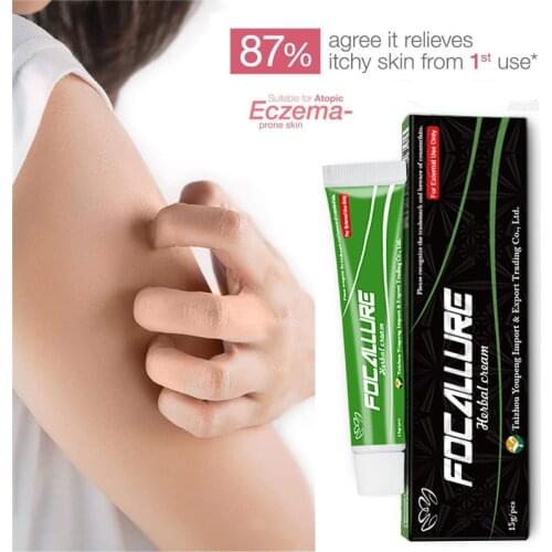 YIGANERJING FOCALLURE Body Psoriasis Cream Dermatitis Eczematoid Eczema Ointment Treatment Psoriasis Antibacterial Herbal Cream