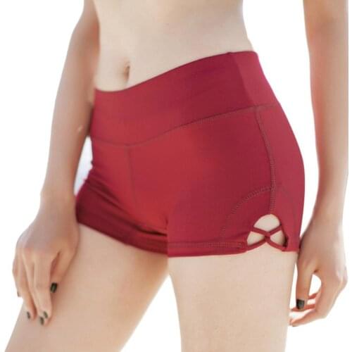 Fashion Summer Sexy Women Shorts Clothing Athletic Cross Side Cutout Sport Fitness Shorts Stretch Beachwear шорты женский 2021