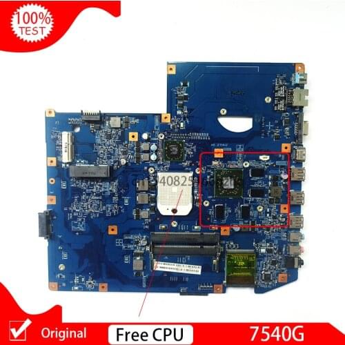 Original For Acer aspire 7540 7540G Laptop MOTHERBOARD JV71-TR8 48.4FP03.01M DDR2 main board