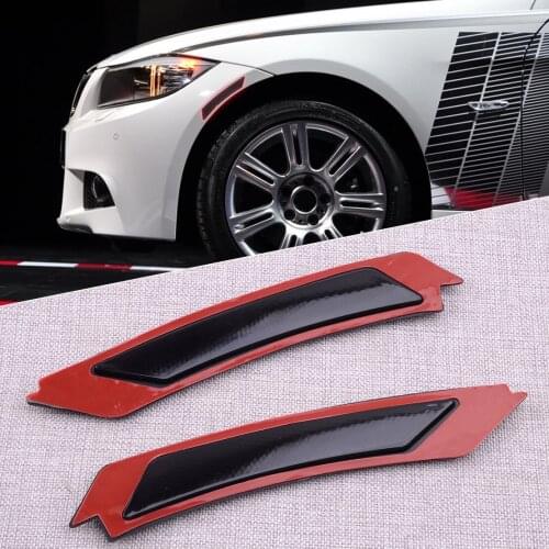 Front Bumper Black Side Marker Reflector 63147205397 Fit For BMW 3-Series E90 E91 LCI 4D Sedan 2009 2010 2011 63147205398