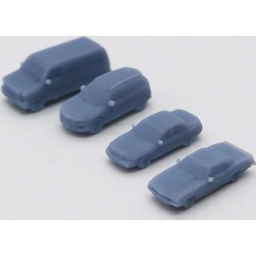 Outland Models Model Railroad Layout Modern Car Set Muscle Sedan SUV Van Scale Z