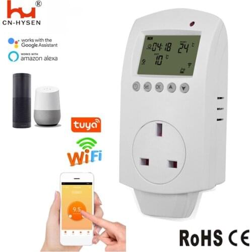 UK Smart Home Wifi Plug In Thermostat