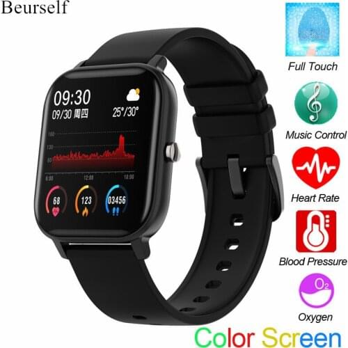 Smart Watch P8 Full Touch Men Women Fitness Tracker Sport Smart Bracelet Heart Rate Blood Pressure Watches Band for phone Huawei