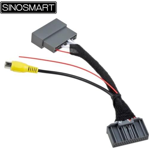SINOSMART C32D Reversing Camera Connection Cable for Honda 2017 AVANCIER/2017 Civic/2017 Acura CDX