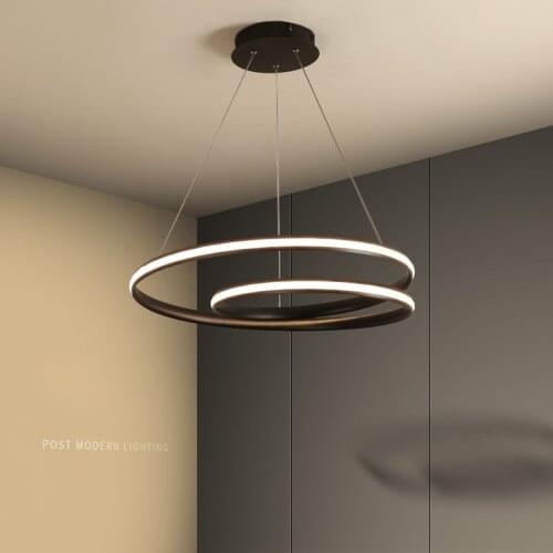 Modern led new simple ceiling chandelier living room bedroom dining room Nordic Chandelier
