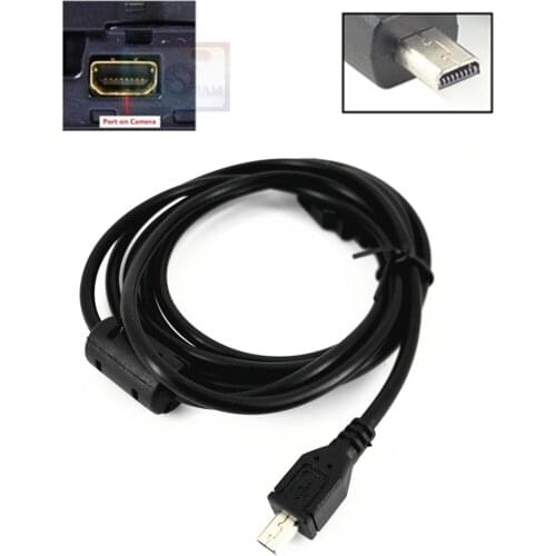 Camera USB 8 Pin PC Data Cable Cord for Panasonic Lumix TZ5 LX2 LX5 LX7 FS5 FS6 FS7 FS70 FZ5 FZ7 FZ8 FZ15 FZ20 FZ30 TZ4