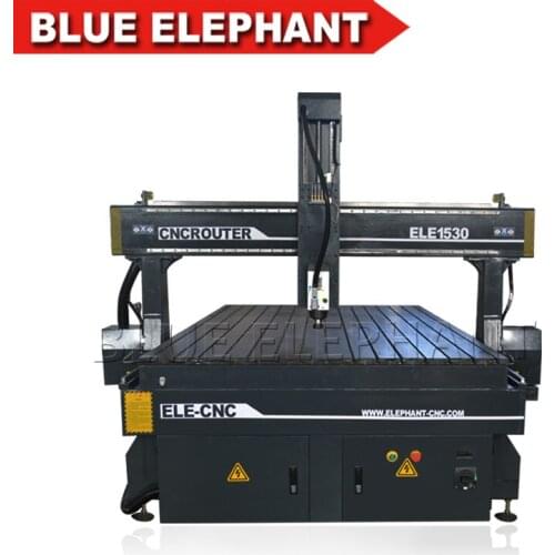 Jinan 1530 High speed air cooling cnc router with servo motor woodworking cnc router for cutting metals machine