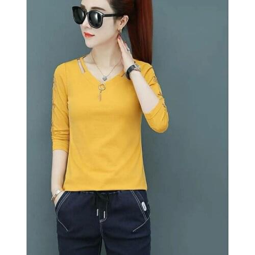 Womens Spring Autumn Style Lace Shirts Elegant Casual Long Sleeve Blouses Embroidery Flower Korean Casual V-Neck Tops DD8299