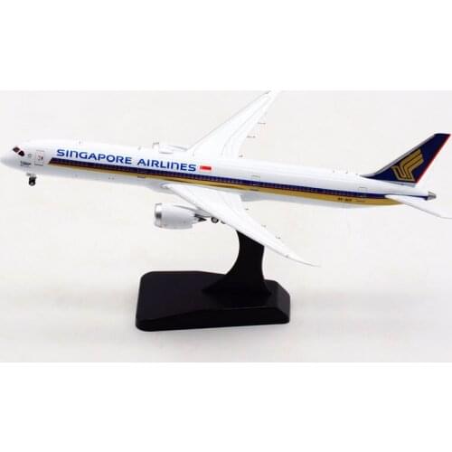 1/400 scale B787-10 9V-SCP 1000TH Singapore Airlines airplane toy aircraft diecast alloy plane with landing gear model toy