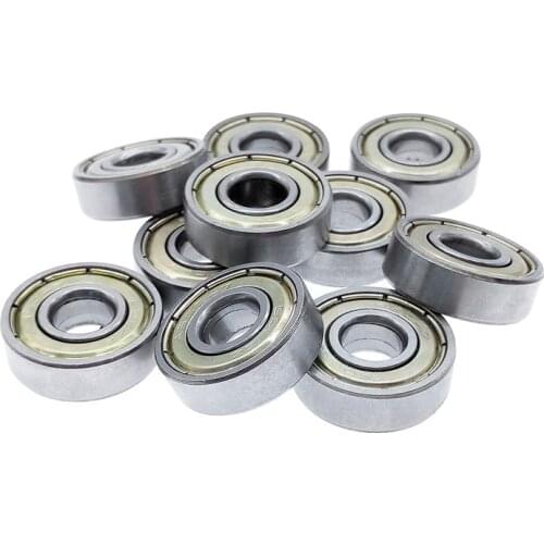 10pcs/set 608 Ball bearings 8*22*7mm double shielded miniature bearing steel 608ZZ bearing for fidget spinner