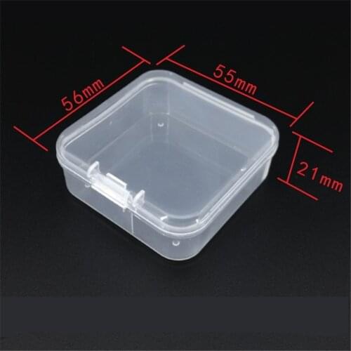 10Pcs/lot Small Plastic Fishing Boxes Storage Case Holder Fish Lure Bait Hooks Box
