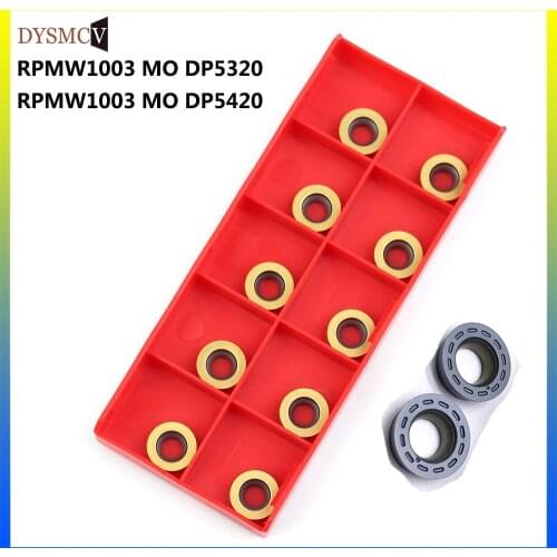 10pcs RPMW1003 MO DP5320 DP5420 100% original milled carbide blade turning milling CNC tool milling cutter free shipping