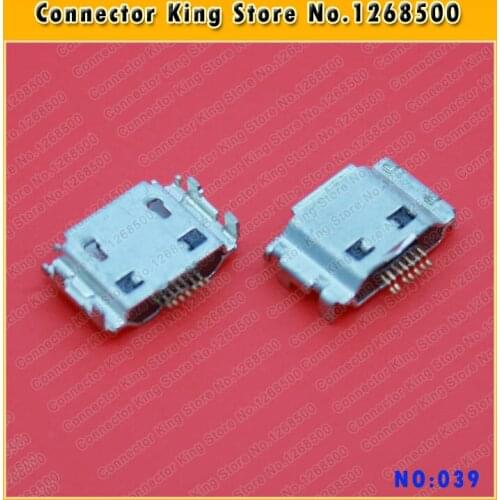 100pcs/lot micro 7pin USB connector repair parts for samsung S5830 S8300 S8000 I9220 N7000 S3930 charging port,MC-039