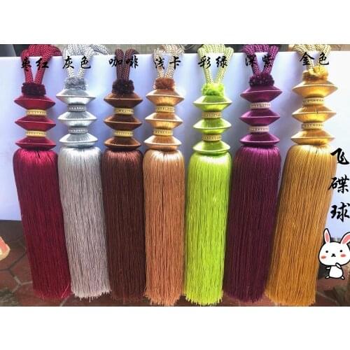 Luxury Home Decoration Window Curtain Clips Accessories Hanging Belt Ball Curtain Strap Curtain Tassel Fastener Tieback Buckle
