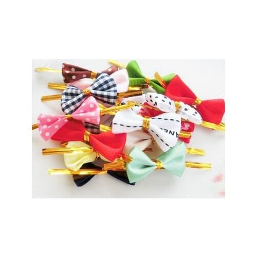 2500 PCS cookie bread packing bag DIY bowknot sealing wire lollipop cake pops packing ties baking supplies