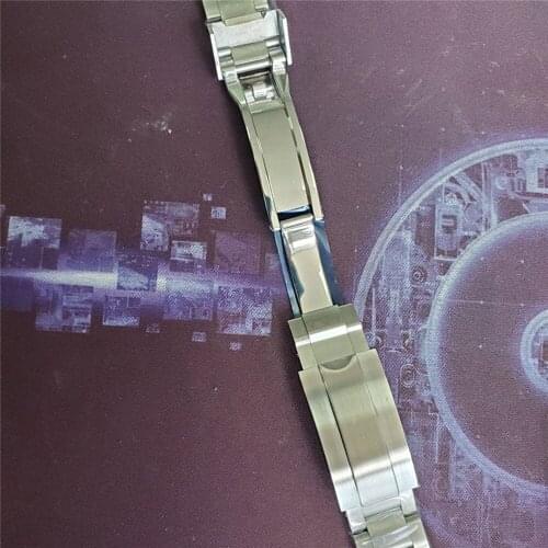 316 Stainless Steel Watchband Belt 20mm Wrist Strap With Pull Teeth Clasp for SUB Watch Wristband Bracelet Belt Accessories